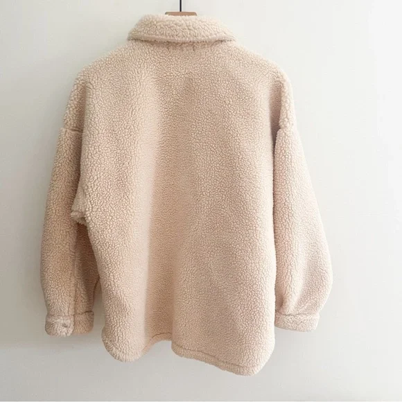 HERS & MINE Teddy Shirt Jacket - Picture 5 of 8